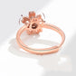 Bague anti stress fleur