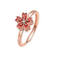 Bague anti stress fleur